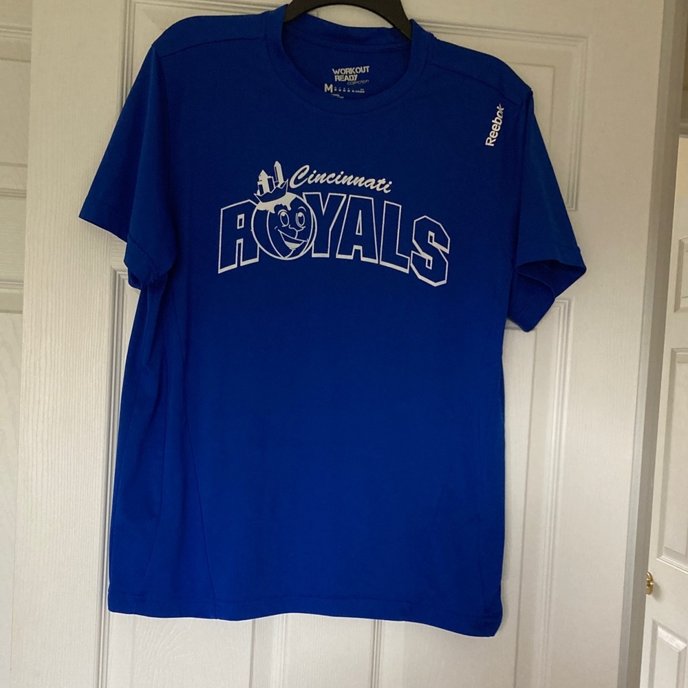 Reebok Blue Cincinnati Royals Short Sleeve Tee